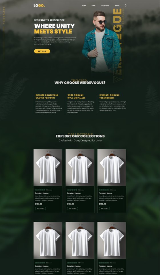Apparel brand e-commerce store design